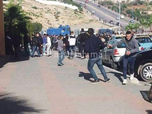 إصابة 27 أمنيا في مواجهات دامية بالحسيمة