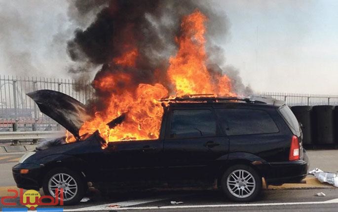 voiture feu | جريدة الصباح