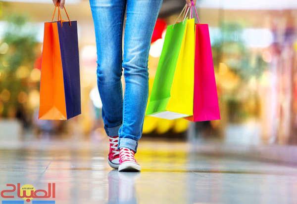 Girl with shopping bags | جريدة الصباح