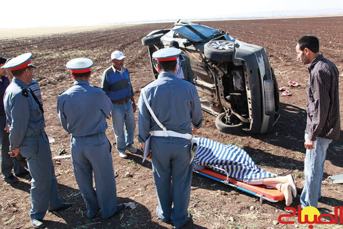 ثلاثة قتلى في حادثة سير بأزيلال