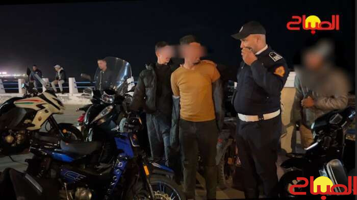 بالصور.. حملة اعتقالات تنهي فوضى الدراجات النارية بعين الدياب