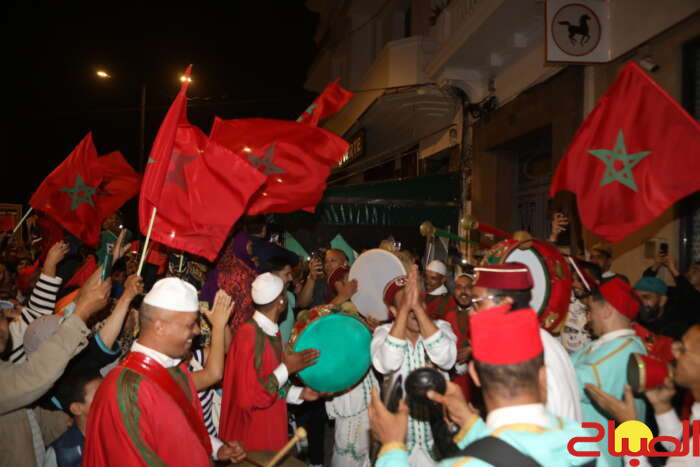 مسيرات شعبية بشوارع البيضاء