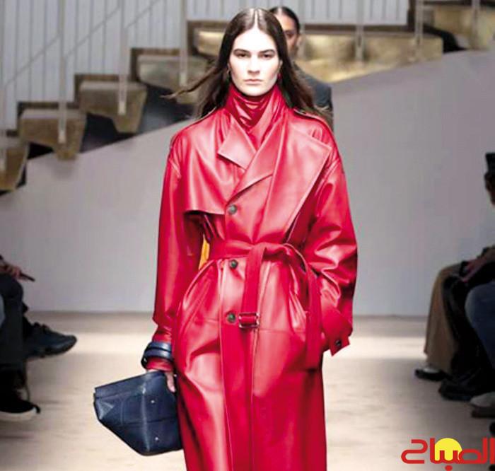 تصاميم الجلد لموضة الشتاء