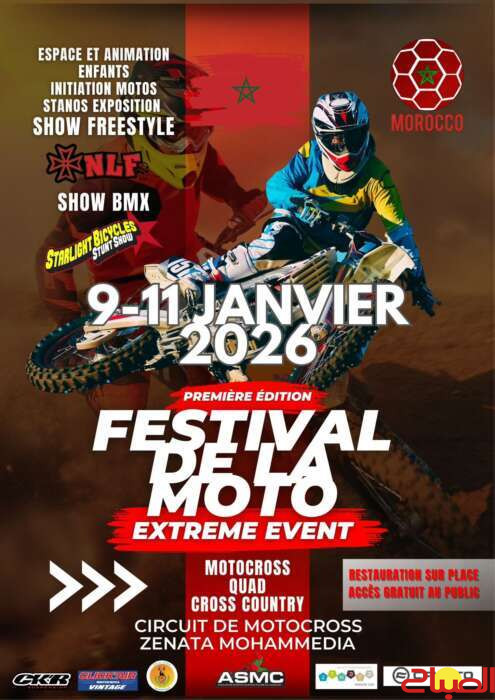 حلبة زناتة على موعد مع مهرجان استثنائي لسباق الدراجات النارية