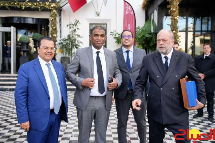 وزير العدل الفرنسي السابق في ضيافة الودادية الحسنية للقضاة