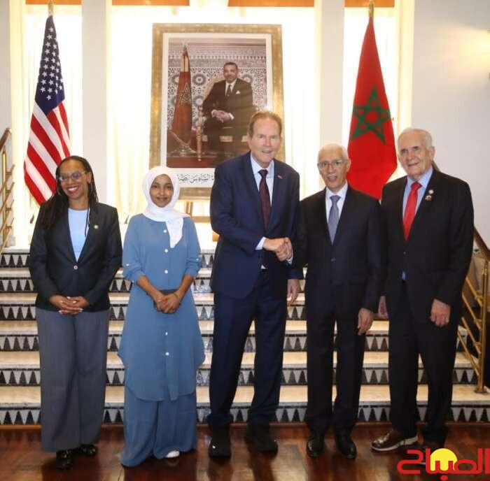 الطالبي العلمي يستقبل وفدا من الكونغرس الأمريكي